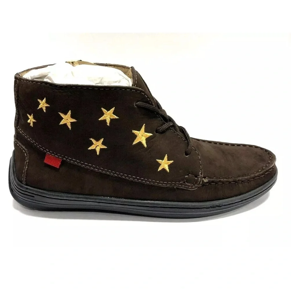 Marc Joseph Youth Houston Brown Ankle Booties, Girls’ Size 3 M